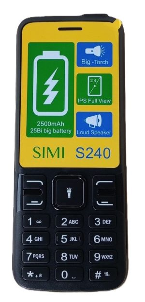 Simi S240 Dual SIM Button Mapesa phone ( New)