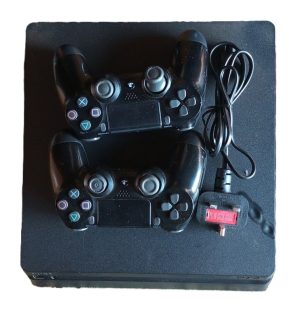 PS4 Slim Console Sealed with 500gb Storage With 2 Gamepads ( Refurblished)
