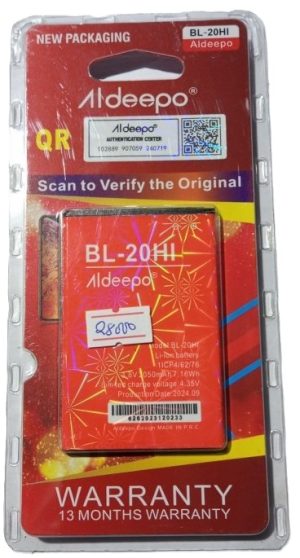 Aldeepo  BL-20HI , BL-20JT Battery for itel A16 & Tecno F1  ( new)