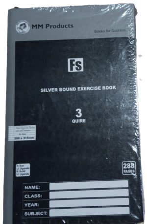 MM products Premier Hard Cover Exercise 3q books 288 pages Silver ( new).