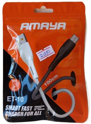Amaya Et-10 Usb micro Smart  Data Cable ( New)