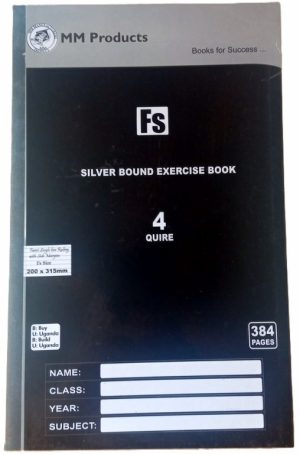 MM Products Premier Hard Cover Exercise 4q books 384 pages Silver ( new).