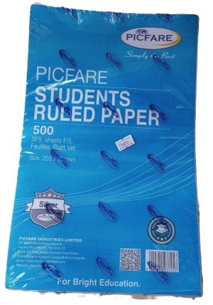 500sheets Ruled Single Ream of papers ( new)