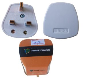Prime Power fused Plug 3 pin ( New)