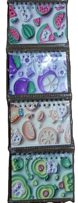 Portable Shorthand pocket wallet Spiral Notebook with Spirals on length ( New)