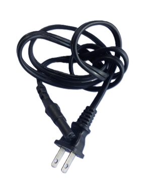 Original US 2 Prong 2 Pin AC Power Cord Cable / Power Cable for Laptop adapters , radios etc ( Refurblished)