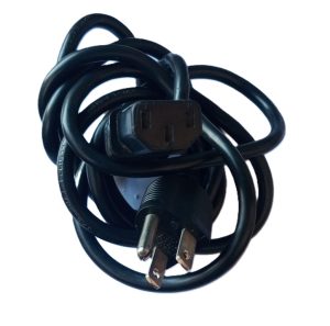 Original 3 pin Power Cord Power Cable for desktop Computers etc ( Refurblished)