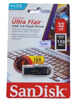 32gb  ScanDisk Ultra Flair 3.0 USB Flash Disk Drive ( new)