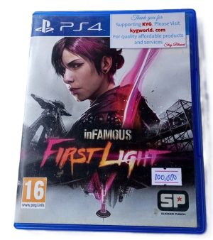 Infamous First Light PS4 Disk Game ( Refurblished)