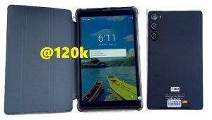 C Idea CM835 5G, 8gb ram , 512gb Space , Single Sim Card & Memory Card Slot 8.0inch tablet - Black (Refurbished Almost New)