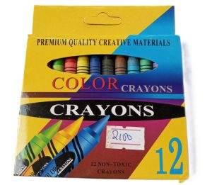 Premium Color  Crayons Small Sized Packet 12pcs (New)