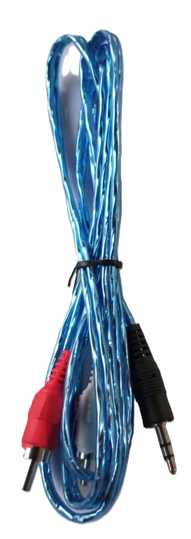 Pbsroyalty Aux to 2 RCA Audio Cable 1.5m ( banana to pin )( New)