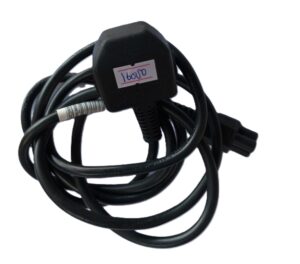 Original 3 pin C5 fused Power Cord / Power cable for Laptop adapters etc ( Refurblished)