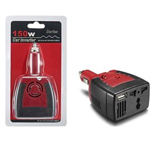 SERIES 150W 12V DC to 220V AC 5V USB Port Car Power Inverter ( New)