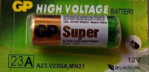 GP Super High Voltage 12V 23A Alkaline Battery for for Digital Multimeter , remotes etc ( New)