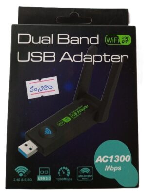 Wireless Wifi 5 Dual Band USB 3.0 Adapter with duo antennas ( New)