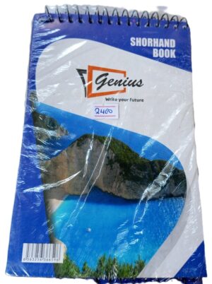 Genius Shorthand Notebook Spiral ( New)
