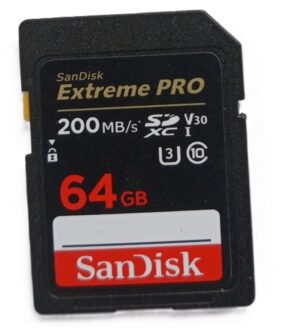 SanDisk Extreme PRO® SDHC™ and SDXC™ V30  Camera Memory Card - 64GB, SDXC ( New)