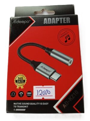 Aldeepo USB Type C  to Headphone Jack  Cable  Model AD-KZ10 ( New)