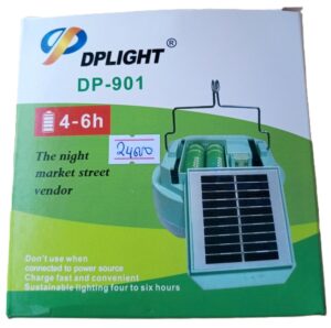 DPlight Dp-901 Led Reachargeable Lamp , Bulb with bayonet cap and Usb charging Cable and Solar Panel ( New)