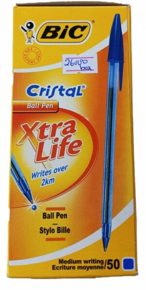 Bic Crystal ball Pens box ( 50pcs) ( new)