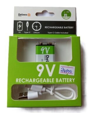 Reachargeable 9V, 9 volts , 9volts Battery (new)