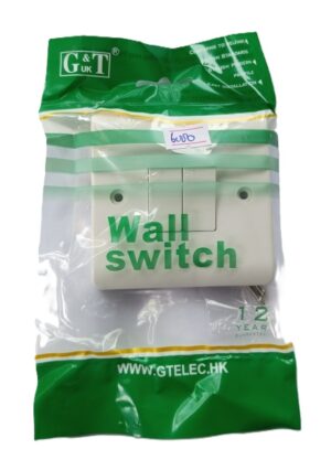 G & T 2 gang one way Switch double switches 2 switches two gang switch ( New)