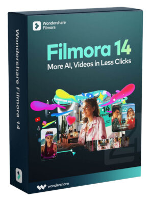 Wondershare Filmora 14 Video Editor with Activation files Min System Requirements Intel Core 6th Generation , 8gb Ram, 2gb Dedicated Video Memory, 10gb Space, Windows 10 (Softcopy)
