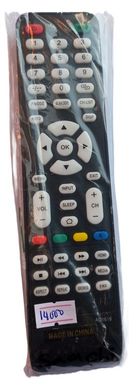Rising Tv Remote , Saachi Smart Remote model AD1616 Rising , Saachi Tv Remote (New)