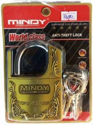 Mindy Ant-Theft Lock Mindy Padlock Biggest Size ( new)