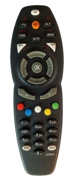 GOTV , GO TV Decoder  Remote model AD609 ( new)