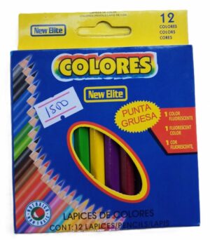 New Elite Short Color Pencils Packet ( 12pcs) (New)