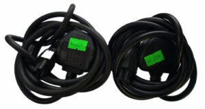 3 pin C5 fused Power Cord / Power cable for Laptop adapters etc ( Refurblished)