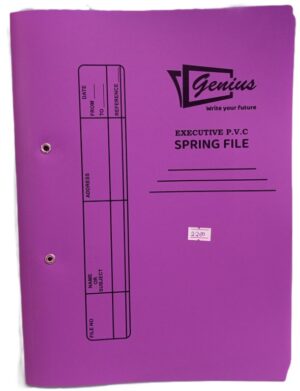 Genius Executive PVC Purple Spring files ( new)