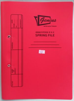 Genius Executive PVC Red Spring files ( new)