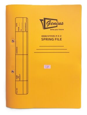 Genius Executive PVC Yellow Spring files ( new)