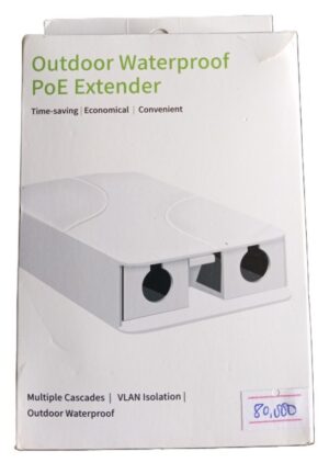 Outdoor Poe Extender 1 to 3 Port PoE Ethernet Extender Ports Gigabit ( New)
