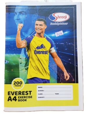 Shreeji Everest A4 Exercise  books 200pages ( new)