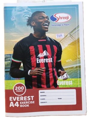 Shreeji Everest A4 Exercise books 200pages ( new)