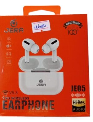 Jera Airpods JE05 , Earpod wireless earphones Earbud 6hr Playtime ( New)