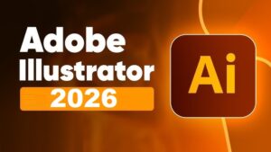 Adobe Illustrator 2026  with Activation files Min System Requirements Intel Core 8th Generation , 8gb Ram, 1.5gb Dedicated Video Memory, 10gb Space, Windows 10 (Softcopy)