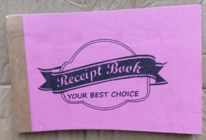 Receipt Book 50pages ( new)