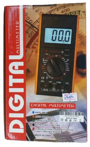 Digital Multimeter With Free Battery Inside the Box (new)