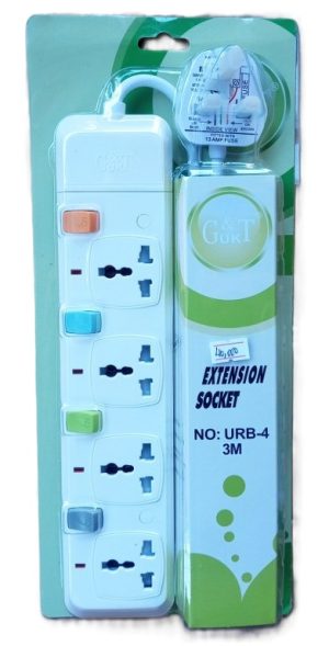 G&T Original Power Extension URB-4 3m 3A ( New)