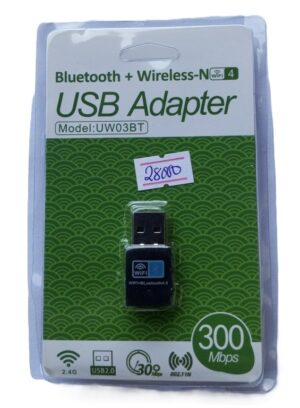 Bluetooth 4.2 + Wifi USB Adapter Wifi 4 usb Adapter Model UW03BT ( New)
