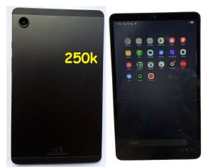 Samsung Galaxy A9 tablet 4gb ram , 64gb Space tablet Android 16 with Sim Card Slot and Memory Card Slot, Charger is not included (Refurbished)