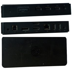 Dell D3100 USB 3.0 UHD Docking Station 9.5v 3.3A AC Adapter Audio Out, DisplayPort, DVI, HDMI, Ethernet (RJ-45), USB 3.0, USB 2.0 , cables and Adapters not included( Refurbished )