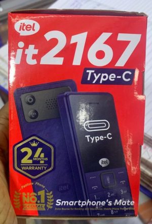 Itel it2167  Dual SIM Button Mapesa Phone with Type C Port( New)