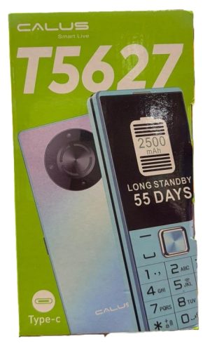 Calus T5627 Dual SIM Button Mapesa phone with Usb Type C port 2500mah battery ( New)