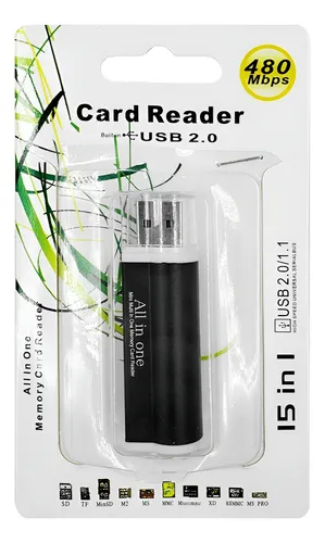 SD Card Reader for all Types of Memory Cards ( New)